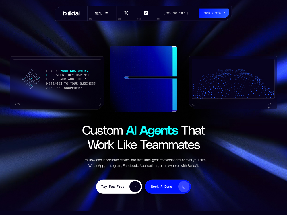 BuildAI, No-code AI agent design, training, and deployment