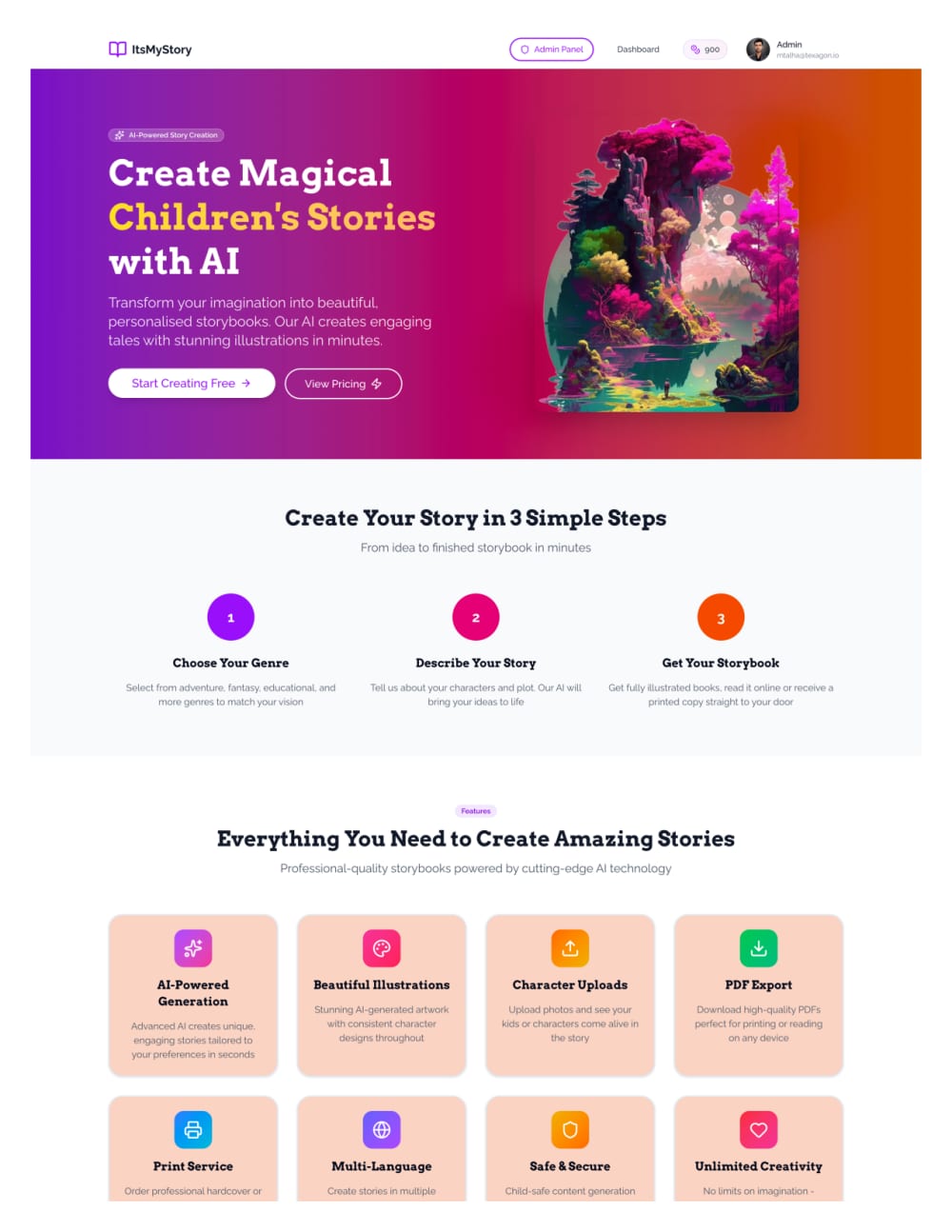 Its My Story, AI storybook platform that turns real child photos into illustrated books